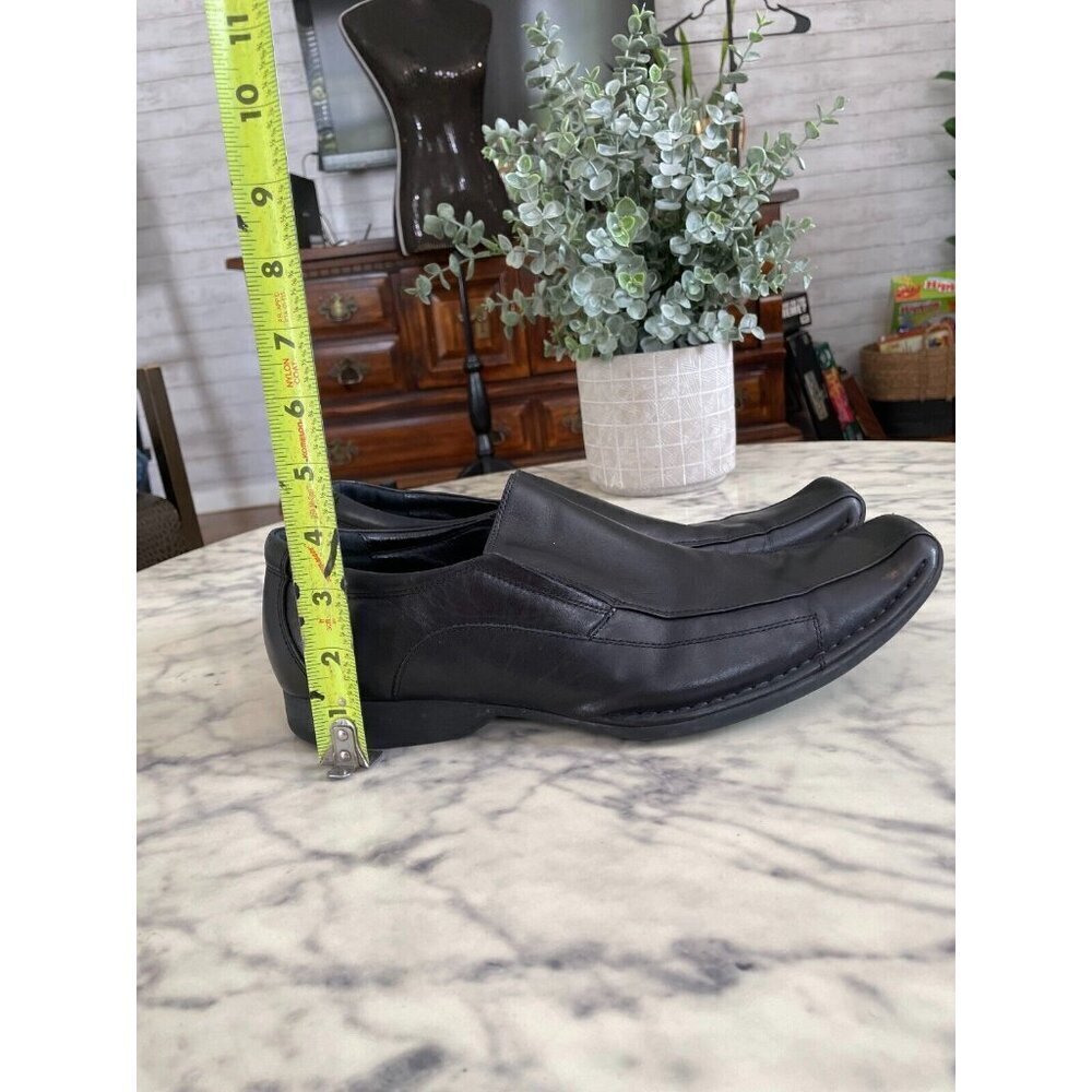 ALDO Black Leather Upper Slip on Loafers Dress Shoes Mens Size 11